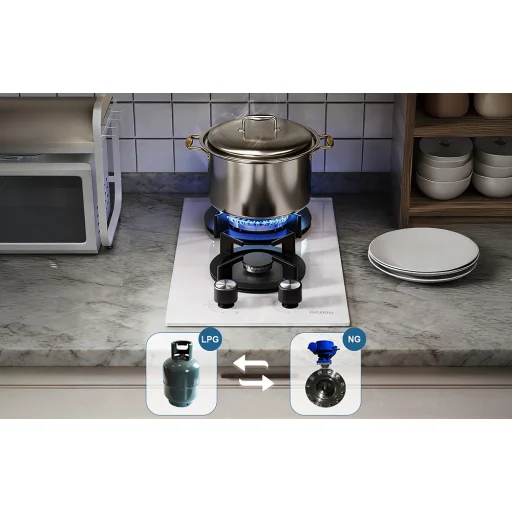 IsEasy MGBG-312A plynová varná doska (biela) - 5