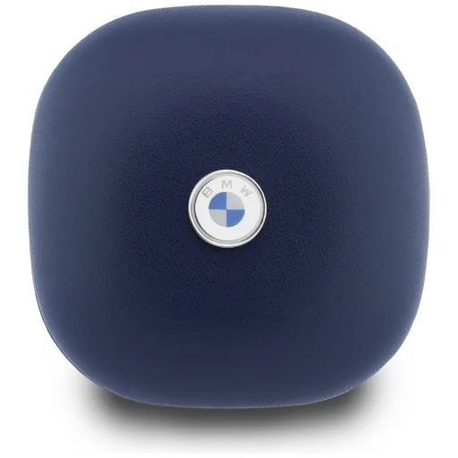 BMW kožené kovové logo ENC modré Bluetooth TWS slúchadlá - 2