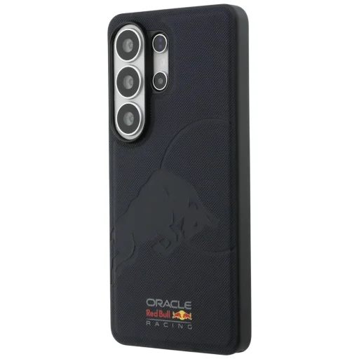 Samsung Galaxy S26 Ultra Red Bull MagSafe puzdro so sieťovaným a vtlačeným motívom býka, granátovo červené - 2