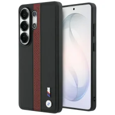 Samsung Galaxy S26 Ultra červené BMW perforované pásikavé logované MagSafe puzdro