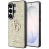 Samsung Galaxy S26 Ultra tok Guess Fixed Glitter Big 4G Metal Logo arany tok thumbnail