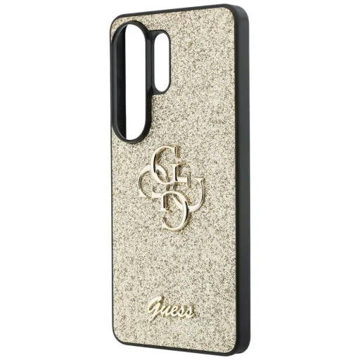 Samsung Galaxy S26 Ultra tok Guess Fixed Glitter Big 4G Metal Logo arany tok - 6