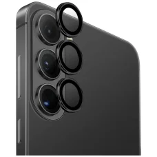 Samsung Galaxy S26 / S26 Plus Alumínium Kamera Lencse Üvegfólia fekete