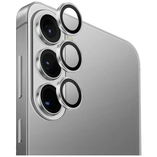 Samsung Galaxy S26 / S26 Plus ochranné sklo UNIQ Optix Aluminium Ochranné sklo objektívu fotoaparátu strieborné - 1