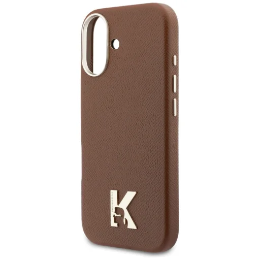 iPhone 17 Karl Lagerfeld Karl Head Logo MagSafe puzdro hnedé - 6