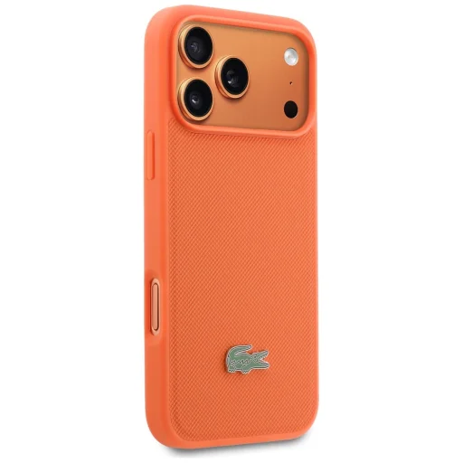 Oranžové magnetické puzdro Lacoste Petit Pique Lacquer Logo pre iPhone 17 Pro Max - 4