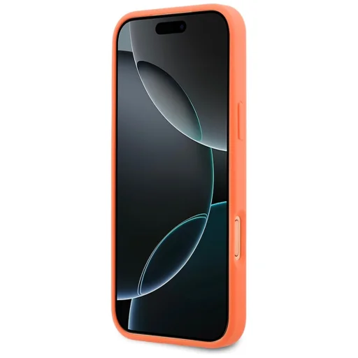 Oranžové magnetické puzdro Lacoste Petit Pique Lacquer Logo pre iPhone 17 Pro Max - 5
