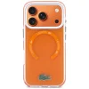 iPhone 17 Pro Lacoste nárazuvzdorný priehľadný matný oranžový MagSafe kryt thumbnail