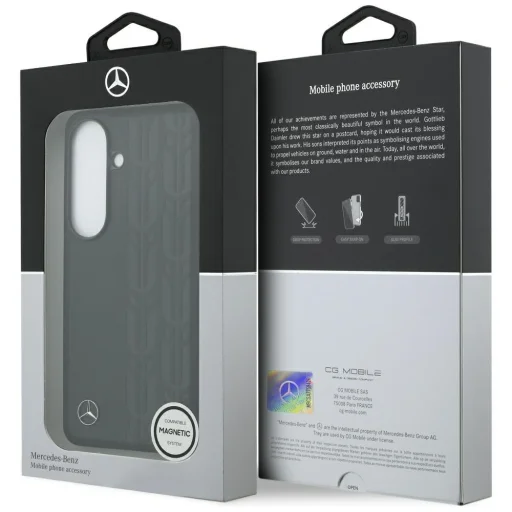 Samsung Galaxy S26 Mercedes Vavrínové listy MagSafe puzdro čierne - 8