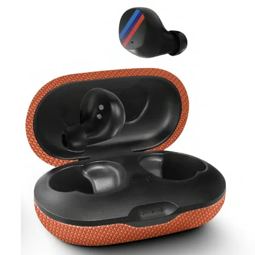 BMW M Metal Logo TWS Bluetooth slúchadlá ENC oranžové - 1
