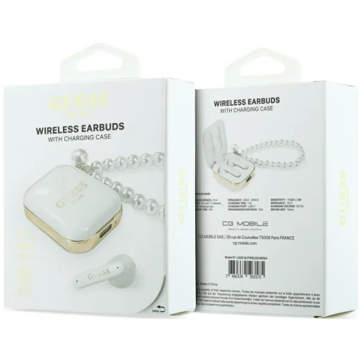 Guess Pearl Strap TWS vezeték nélküli fülhallgató fehér - 5
