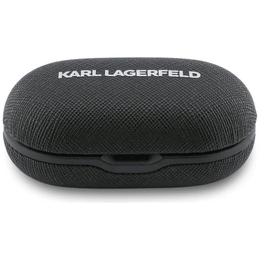 Karl Lagerfeld Saffiano Logo ENC fekete TWS vezeték nélküli fülhallgató - 2