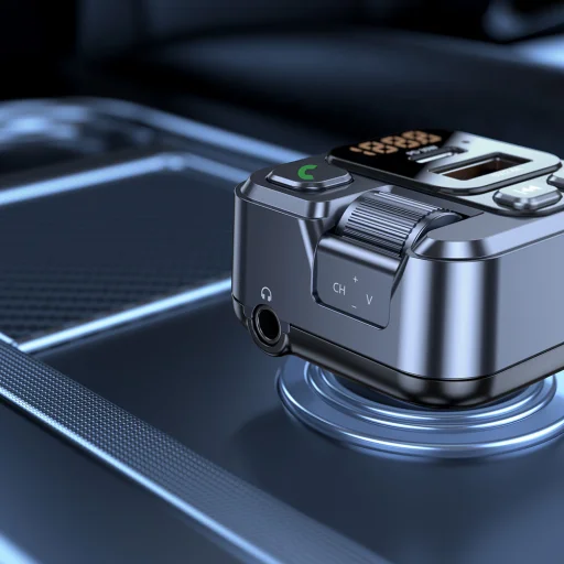 Blavec FM Transmitter Flash TR-05 MP3, Bluetooth - USB + Type C - PD 30W (TFMFTR05-B) čierny - 5