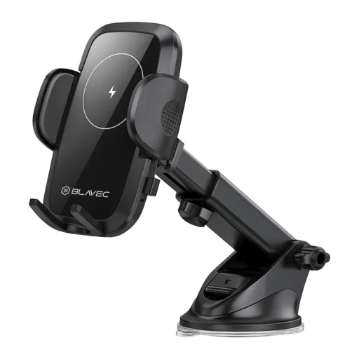 Blavec autodržiak BHC-03 s 15W indukčným nabíjaním na čelné sklo (BHC03-WIB) čierny - 2
