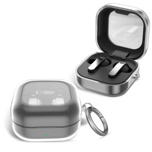Samsung Galaxy Buds 4 / 4 Pro Tech-protect Flexair Clear puzdro - 4