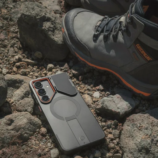 Samsung Galaxy S26 Tech-protect Kevlar Aura Magsafe puzdro Čierno-oranžový - 7