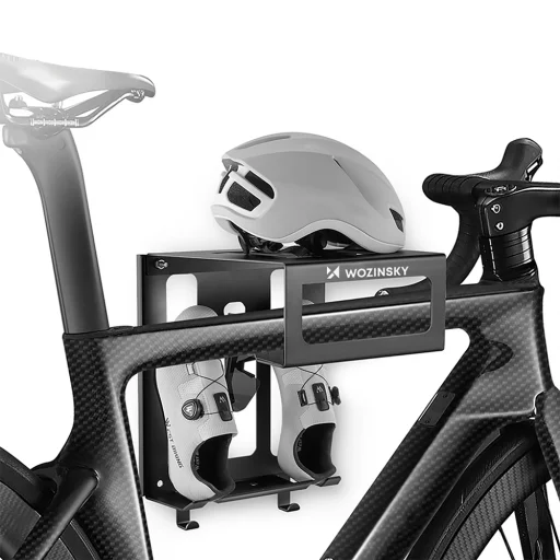 Wozinsky WSW-01S držiak na bicykel s nástennou konzolou - čierna - 10