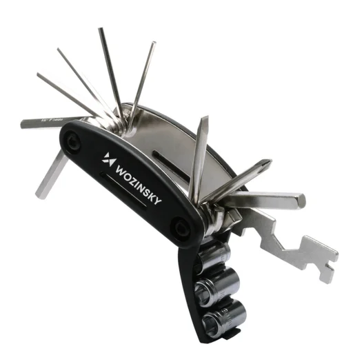 Wozinsky WWZ-01N 16 v 1 Multifunkčná súprava náradia na opravu bicyklov - Čierna - 7