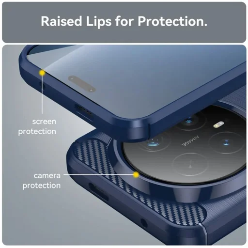 Honor Magic8 Pro Modré Techsuit - Uhlíkové silikónové puzdro - 4