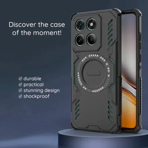 Xiaomi Redmi Note 15 Pro 5G Modrý Techsuit ArmorMag obal - 8