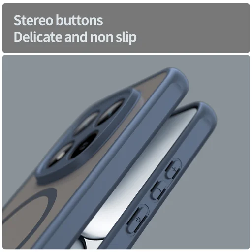  Xiaomi Redmi Note 15 Pro 5G Sötétkék Techsuit - HaloFrost II MagSafe tok - 4