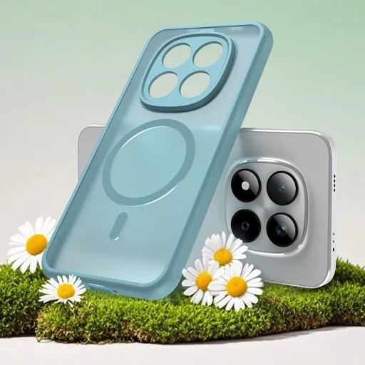 Xiaomi Redmi Note 15 Pro 5G Mätovo zelené puzdro Techsuit HaloFrost II MagSafe - 6