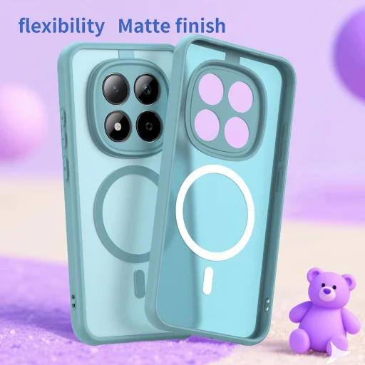 Xiaomi Redmi Note 15 Pro 5G Mätovo zelené puzdro Techsuit HaloFrost II MagSafe - 2