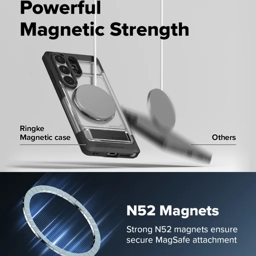 Samsung Galaxy S26 Ultra Priehľadné magnetické puzdro Ringke UX - 7