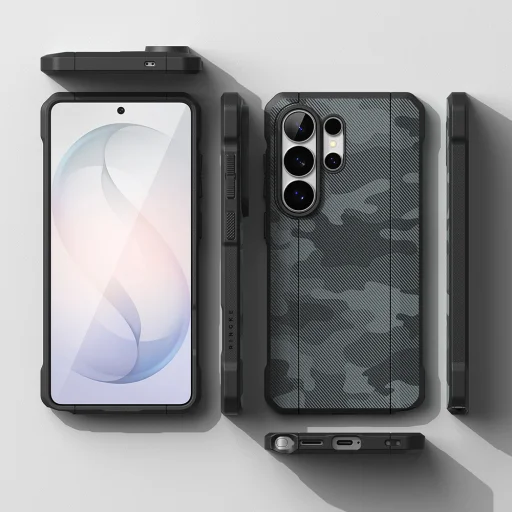 Samsung Galaxy S26 Ultra Maskáčovo čierny Ringke Onyx MagSafe puzdro - 7