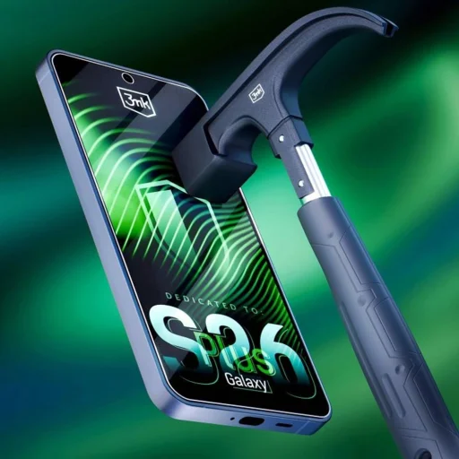 3mk - SilverProtection+ - Samsung Galaxy S26 Plus - priehľadné ochranné sklo - 5