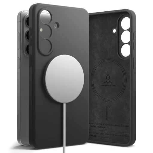 Samsung Galaxy S26 Plus Čierny Ringke Silikónový MagSafe obal - 4