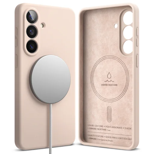 Samsung Galaxy S26 Plus Ružový piesok Ringke Silikónový MagSafe obal - 1