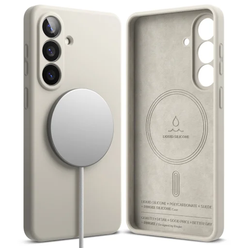 Samsung Galaxy S26 Plus Ringke - Silikónové MagSafe puzdro - Kameň - 1