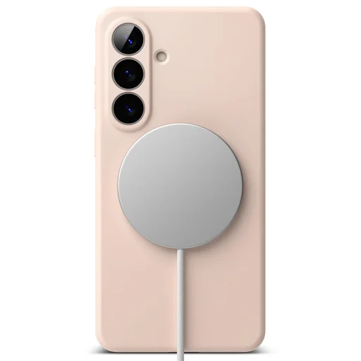 Samsung Galaxy S26 Ružová piesková Ringke - Silikónový MagSafe obal - 2