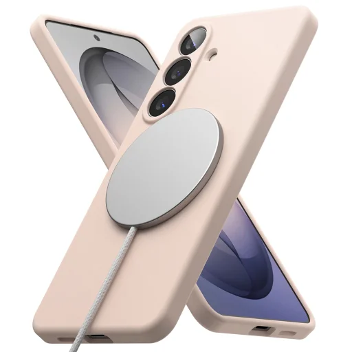 Samsung Galaxy S26 Ružová piesková Ringke - Silikónový MagSafe obal - 5