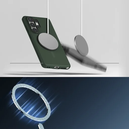 Samsung Galaxy S26 Ultra Ringke Onyx MagSafe tmavozelené puzdro - 4