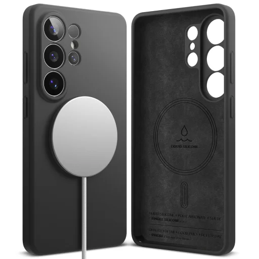 Samsung Galaxy S26 Ultra Čierny Ringke Silikónový MagSafe obal - 1