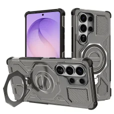 Samsung Galaxy S26 Ultra Dymovo čierna Techsuit Carbon Shield PRO puzdro