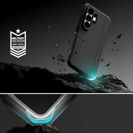 Samsung Galaxy S26 Ultra Čierny Ringke Onyx Obal - 5