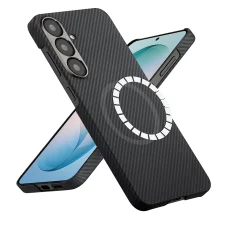 Samsung Galaxy S26 Plus Čierne Techsuit Aramidové MagSafe puzdro