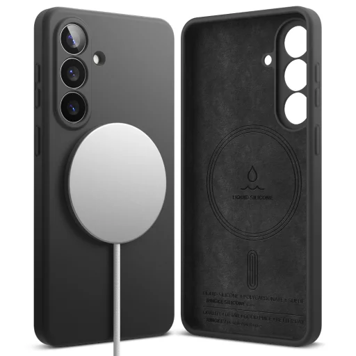 Samsung Galaxy S26 Čierne Ringke Silikónové MagSafe puzdro - 1