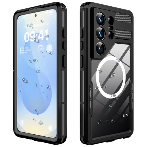 ShellBox - Vodotesné IP68 puzdro - Samsung Galaxy S26 Ultra - Čierne puzdro - 2