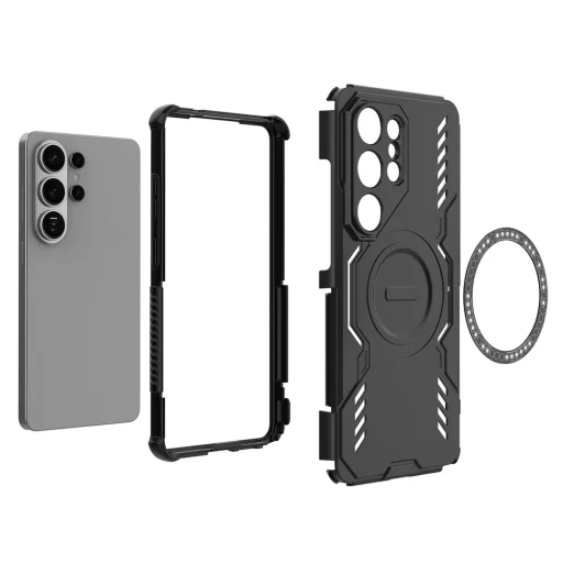 Samsung Galaxy S26 Ultra Čierny Techsuit ArmorMag obal - 5