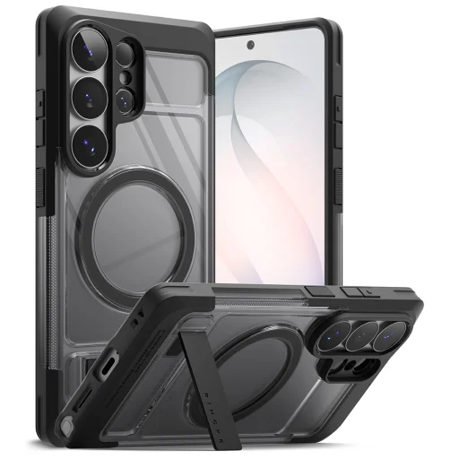 Samsung Galaxy S26 Ultra Dymovo čierna Ringke - UX magnetické puzdro - 4