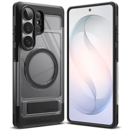 Samsung Galaxy S26 Ultra Dymovo čierna Ringke - UX magnetické puzdro - 3