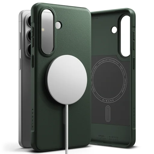 Samsung Galaxy S26 Plus tmavozelené Ringke Onyx MagSafe puzdro - 3