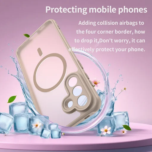 Samsung Galaxy A57 5G Zlaté Techsuit HaloFrost II MagSafe puzdro - 5