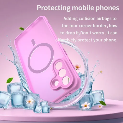 Samsung Galaxy A37 5G Ružový Techsuit - HaloFrost II MagSafe puzdro - 4