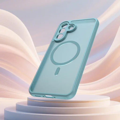 Samsung Galaxy A37 5G mätovo zelené puzdro Techsuit HaloFrost II MagSafe - 4