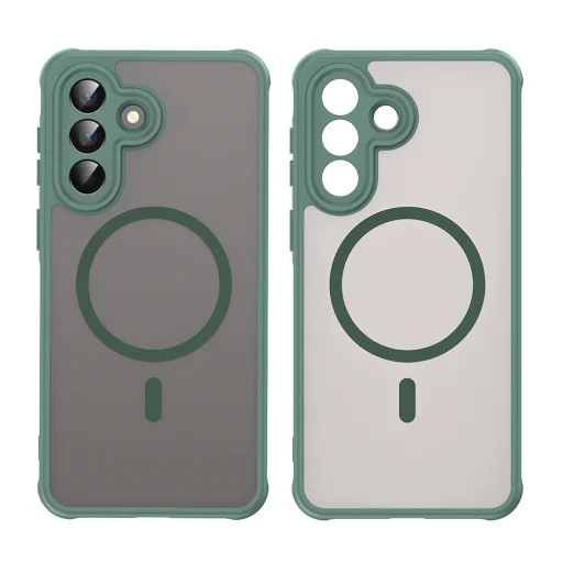 Samsung Galaxy A57 5G Zelené Techsuit - HaloFrost II MagSafe puzdro - 2